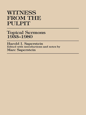 cover image of Witness from the Pulpit